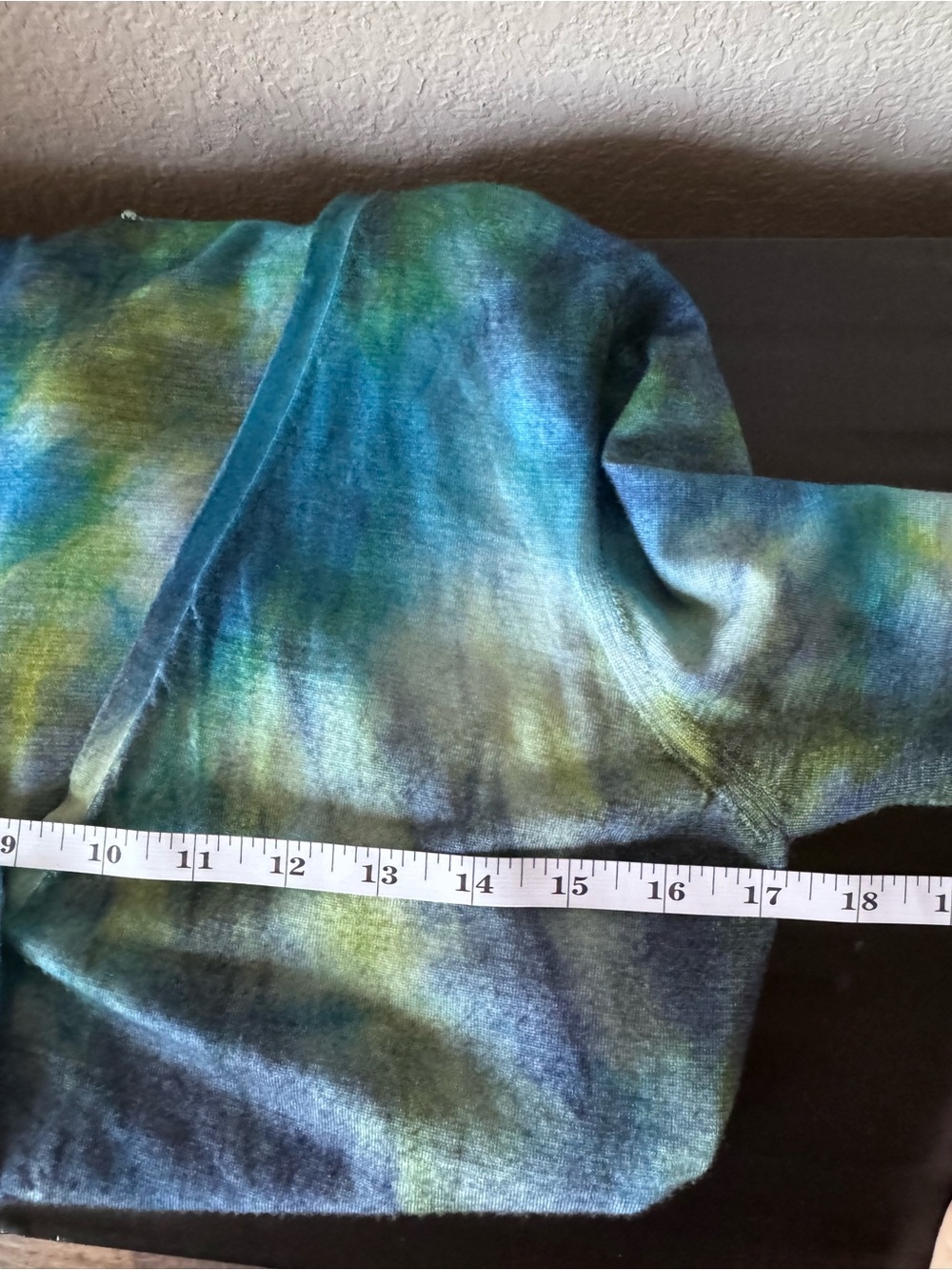 Gabriela Hearst Cashmere Silk 2 Pc Set XS/S Blue Green Tie Dye Cardigan Tank - Picture 15 of 16